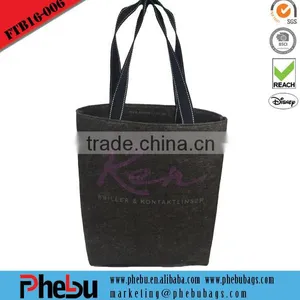 Wholesale Promotional Hand Made Polyester Flet Shopping Bag(FTB16-006) thumbnail-1
