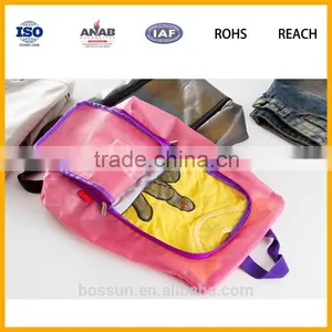 Manufacturing Portable Waterproof Nylon Bag Organizer Travel Shoe Bags With Zipper Closure thumbnail-1