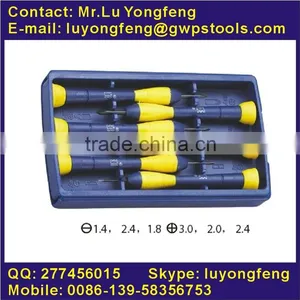 6pcs Precision Screwdriver Set With Plastic Handle thumbnail-1