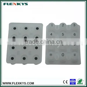 High Quality Colorful Rubber Waterproof Silicone Rubber Numeric Keypad thumbnail-3