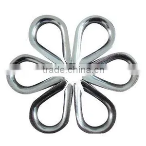 Stainless Steal Wire Rope Thimbles/ Bright Surface/ Self-colored and Powder Coated thumbnail-3
