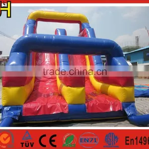 Original Red Inflatable Castle Slide For Sale thumbnail-3