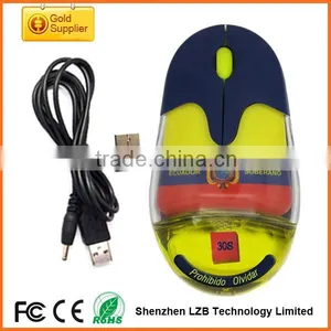 Desktop Wireless Liquid Mouse With Floater and Mouse Pad With Gel Pad, Custom LOGO Wireless Mouxe thumbnail-1