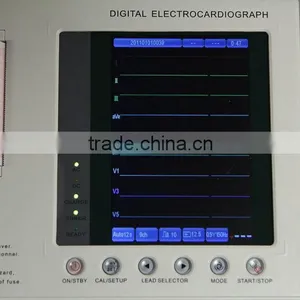 CE & ISO Approved Digital 3-channel Color Electrocardiograph ECG EKG Machine on Sale thumbnail-2