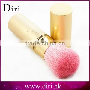 Luxury Golden Private Label Retractable Make up Cosmetics Brush Vegan Powder Brush thumbnail-1