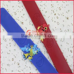 New Arrival Funny Cartoon Style Silicone Slap Wristband thumbnail-1