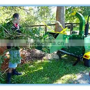 PTO Driven With Hydraulic Feeding System Wood Chipper thumbnail-1