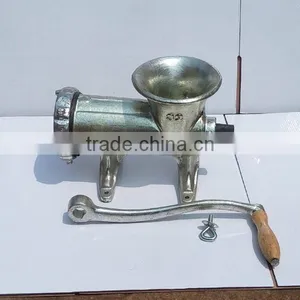 8# Cast Iron Electroplate Tinned Manual Meat Grinder Machine Hand Operate Meat Mincer thumbnail-4