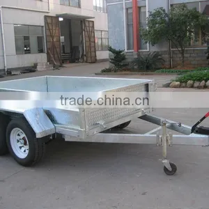 Hot Dipped Galvanized Tandem Trailer / Double Axle Trailer thumbnail-1