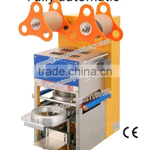 Small Automatic Plastic Paper Cup Sealing Machine thumbnail-1