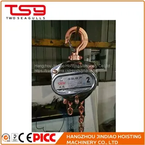 Dock Lifter hs Type 2 Ton Pulley Chain Block by Chinese Supplier thumbnail-2
