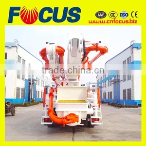 Hot! 48m, 52m Work Range Truck-Mounted Concrete Boom Pump, Concrete Pump With Boom thumbnail-3