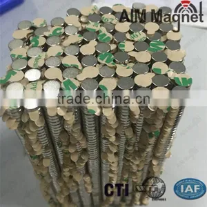 Small Adhesive Magnet Strong Neodymium Disc thumbnail-2