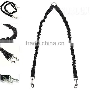No Tangle Two Dog Adjustable Lead Dog Leash Coupler Dual Double Dog Leash thumbnail-2