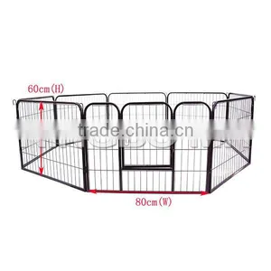 Heavy Duty Pet Dog Barrier Fence Exercise Metal Play Pen thumbnail-1
