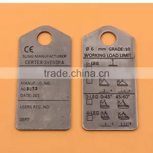 Stainless Steel Custom Logo Printed Tags thumbnail-1