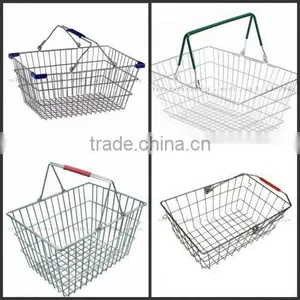 Recycle Wire Mesh Shopping Basket thumbnail-3