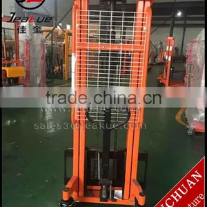 1000kgs 1500kgs 2000kgs Hand Staker Forklift Hydraulic Manual Stacker thumbnail-2