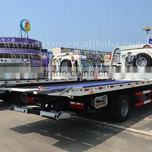 Dongfeng New RHD 4Ton Flatbed Tow Truck for Sale thumbnail-6
