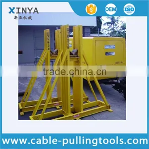15 Tonne Cable Drum Stands With Hydraulic Powerpack For Heavy Cable Drum Spooling thumbnail-1