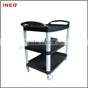 3 Tiers Plastic Commercial Restaurant And Hotel Multiduty Service Cart thumbnail-1