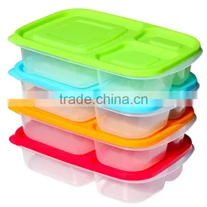 3-compartment Bento Lunch Box BPA Free Kids Lunch Box thumbnail-1