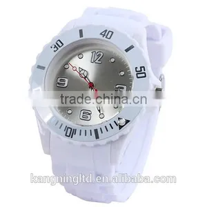Fashionable Waterproof Silicone Wrist Watch,colorful Silicoen Wrist Watch,custom Designed Dial Colorful Watch Wrist Watch Silico thumbnail-1