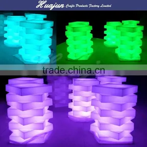 Led Counter Table for Restaurant &led Bar Counter Table for Lamp/led Rechargeable Plastic Table thumbnail-3