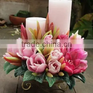 Aroma Flower Candle From Thailand. thumbnail-1