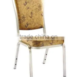 Wholesale Modern Chrome Steel Fabric Dining Chair FD-822 thumbnail-1