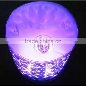 Factory Direct Sale Foldable Solar Inflatable Camping LED Lamp Outdoor Waterproof Portable Camping Colorful Night Light thumbnail-2