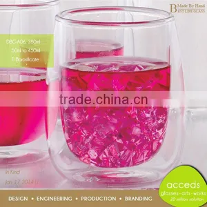 Wholesale Handmade Pyrex 10oz Glass Tumbler thumbnail-1