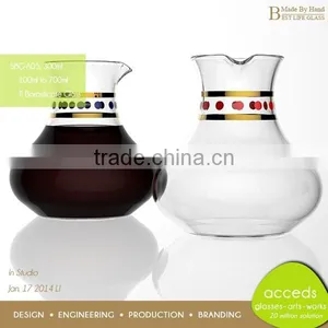 Borosilicate Fashioned Microwave Handmade Unbreakable Tea Pot Glass Made thumbnail-1