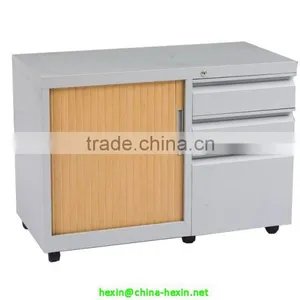 Steel Glass Filing Cabinet Steel Bookcase Metal Lower Glass Cupboard thumbnail-4