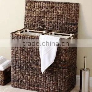 Indoor Home Storage / Water Hyacinth Hamper thumbnail-1