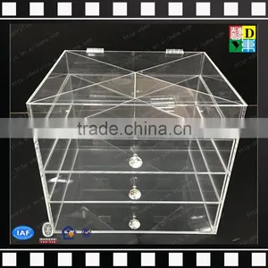 2016 Handmade Acrylic Makeup Organizer ,plexiglass Display Box,luite Drawer Box thumbnail-3