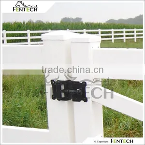 FenTECH Innovative Design 1m to 2.25m Width 3 Rail Horse Fence Gate and Fence Design thumbnail-2