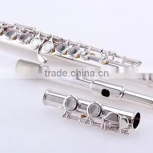 16 Closed Holes C Key Metal Flute thumbnail-1