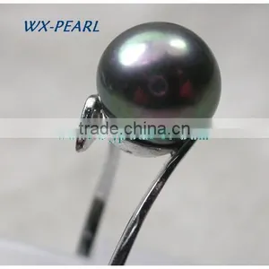 Bright Tahitian Pearl Ring for Girl thumbnail-1