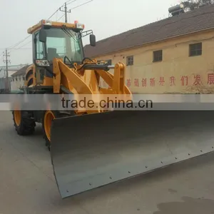 Zl28F 3TON Wide Tires Wheel Loader With Snow Blade thumbnail-1