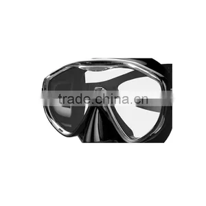 China Diving Mask Black Free Diving Mask One Lens Face Mask Scuba Diving Equipment thumbnail-2