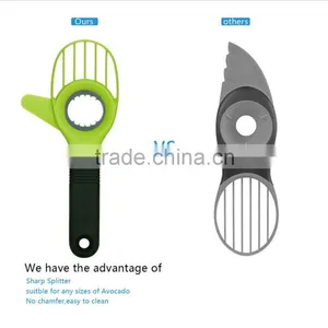 Avocado Slicer 3-in-1 Tool Works as a Splitter, Pitter and Cutter for Avocados With Comfort-Grip Handle thumbnail-2