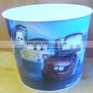 Popcorn Packing Tin Bucket thumbnail-3