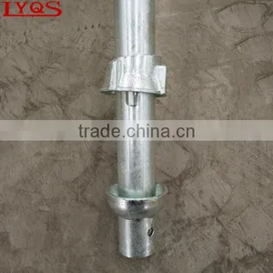 Q345 Steel Cuplock Scaffolding Standard With Forged Top Cup thumbnail-3