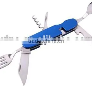 A21-106ALL Super Quality Stainless Steel Camping Tool With Aluminum Chip Handle thumbnail-2