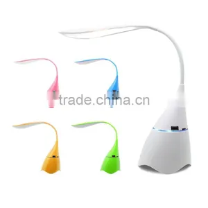 Dimmable LED Desk Lamp, Smart Music Folding Table Lamp Desk Lights With Built-in Bluetooth Speaker thumbnail-1