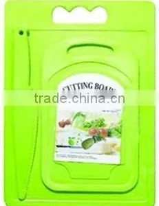 2pcs Cutting Board Set,with Plastic Knife thumbnail-1