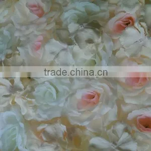 High Quality Customized 50*50c Rose Artificial Flower Wall for Wedding Decoration Stage Background Decoration thumbnail-3