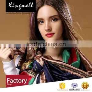 Custom-made Digital Print Silk Heated Scarf and Fashion Shawl thumbnail-3