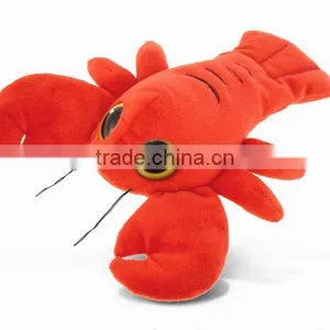 Cheap Stuffed Funny Lobster Toys Custom Logopromotional Cheap Plush Lobster thumbnail-1